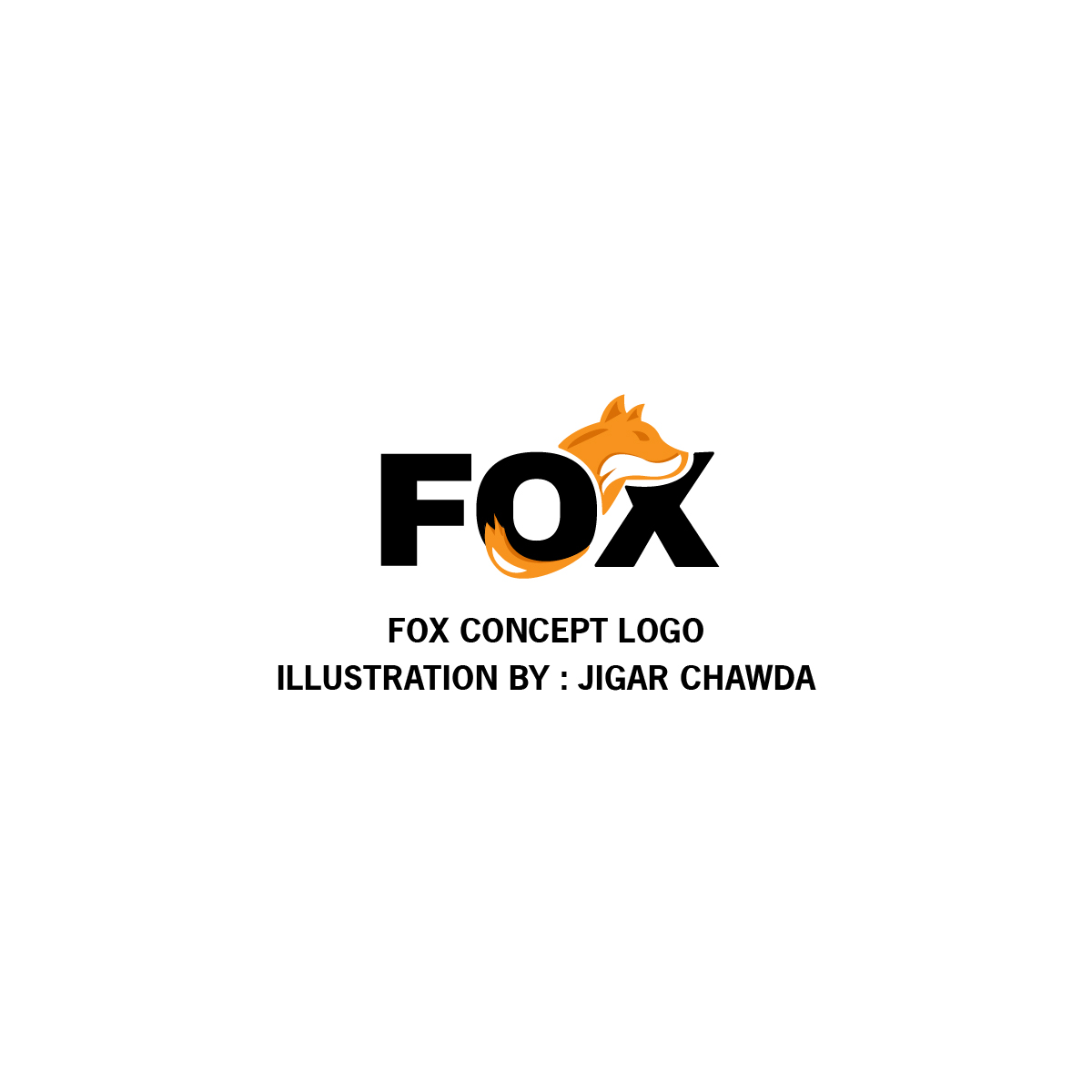 Day 7 – Fox Logo Illustration