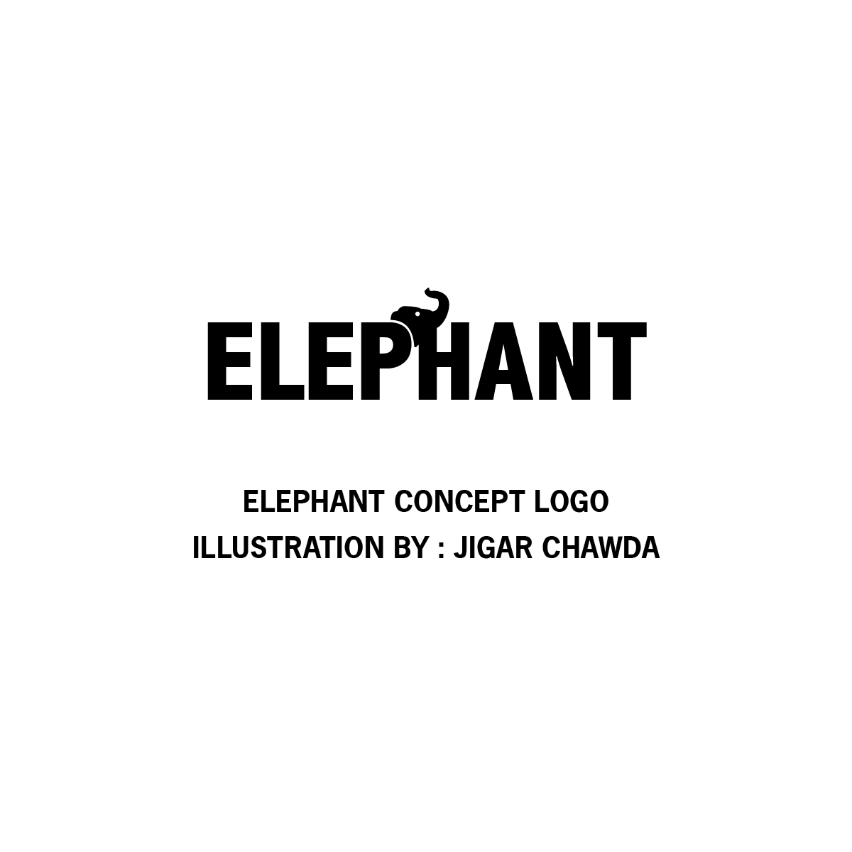 Day 6 – Elephant logo Illustration