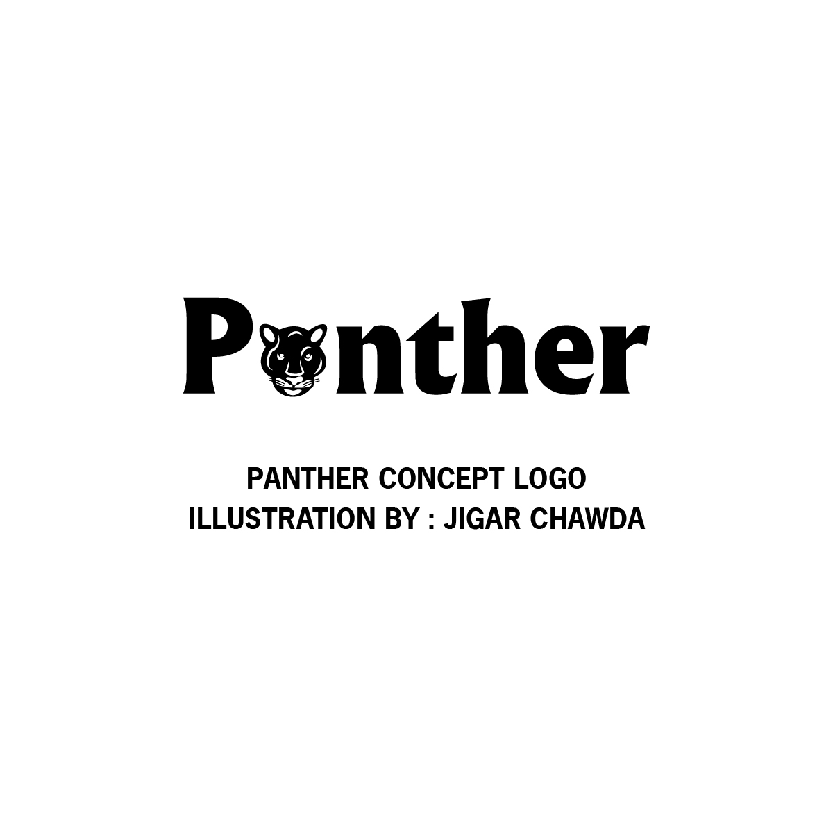 Day 13 – Panther Logo Illustration